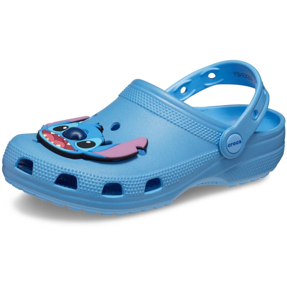 Clog Crocs, unissex Disney Stitch, azul clássico, tamanho 11, EUA, masculino