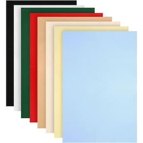 Tecido de ponto cruz Caydo 14CT 30x45cm 8 cores 8 peças