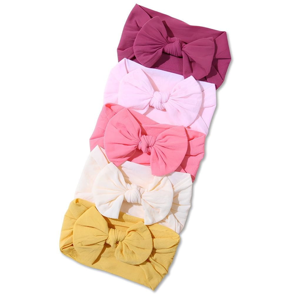 Laço de Bebe Menina Turbante de Bebe Lacinhos Bebe Kit c/5