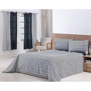 Jogo Lençol 4 Peças Cama Viúva 1,88Mx1,28Mx25Cm 100% Algodão