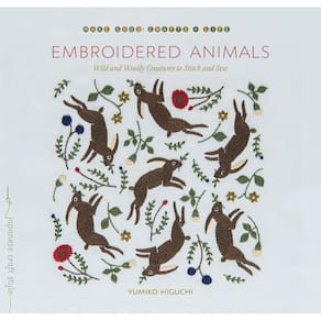 Livro Roost Books Embroidered Animals: Wild and Woolly Creatures