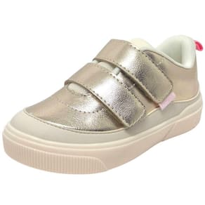 Tenis Infantil Menina Conforto Dourado Yumi Pampili