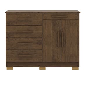 Comoda Sapateira 5G 2P 122 cm SIRI 20019 Imbuia VLR
