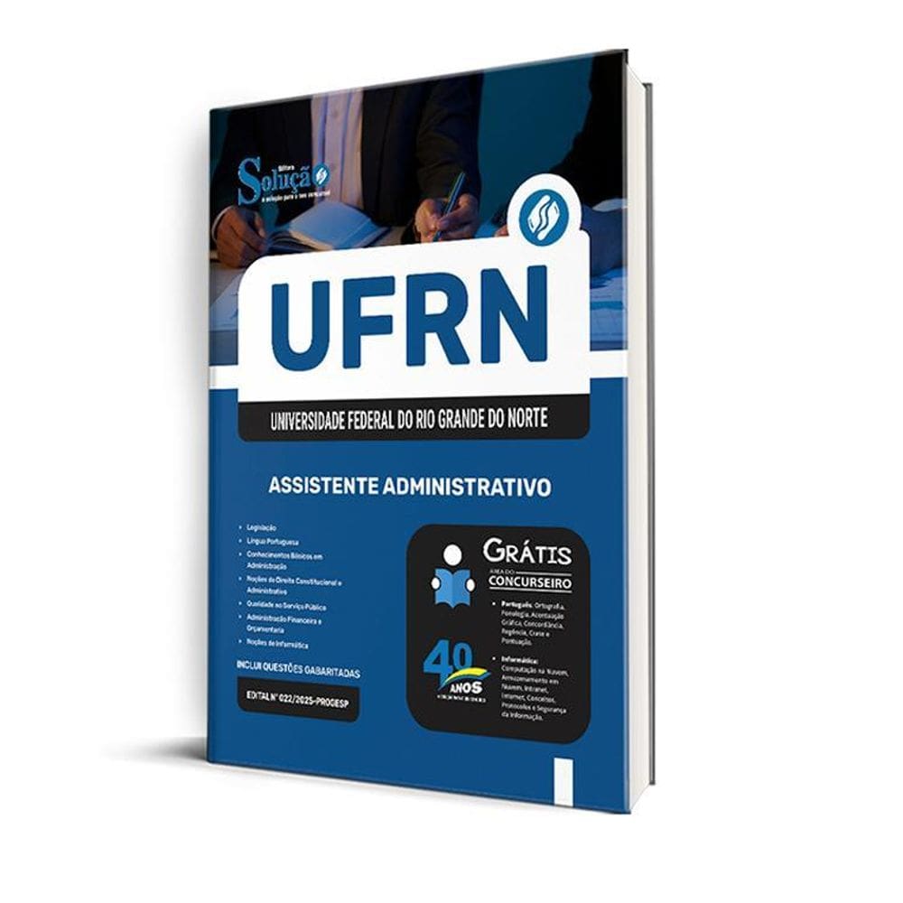 Apostila Ufrn 2025 - Assistente Administrativo