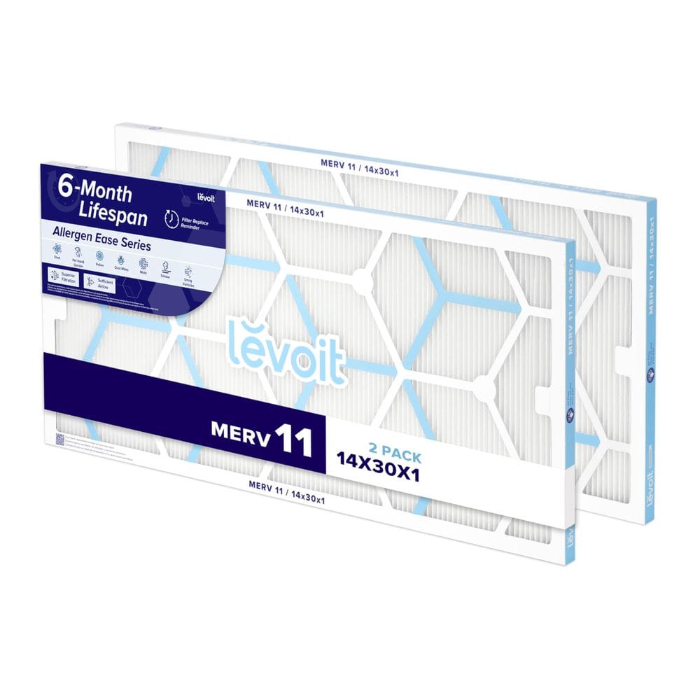 Filtro de ar LEVOIT MERV 11 14x30x1 (35x76x2cm) 6 meses, pacote com 2