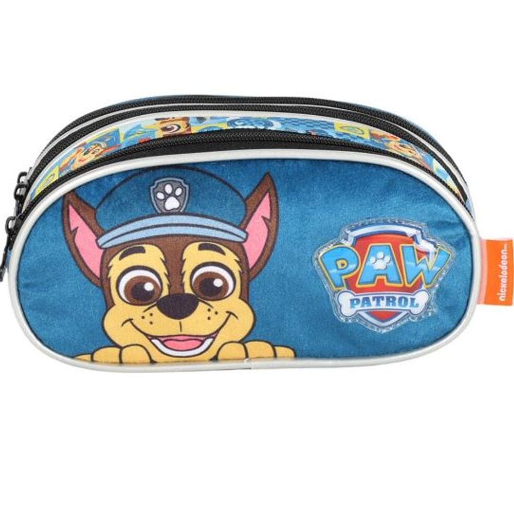 Estojo Escolar Triplo Patrulha Canina