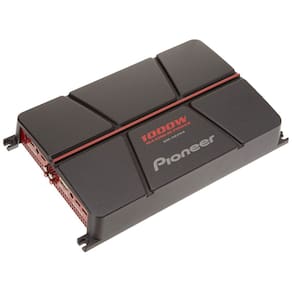 Amplificador Pioneer GM-A6704 de 4 canais Bridgeable com aumento de graves
