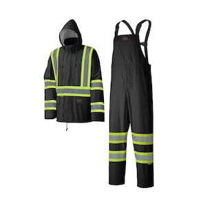 Roupa de chuva de segurança Pioneer Lightweight Waterproof Hi Vis