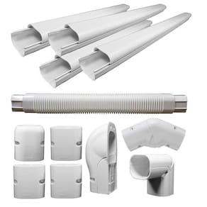 Kit decorativo de PVC Slim Line Cover para condicionadores de ar Mini Split e bombas de calor Pioneer