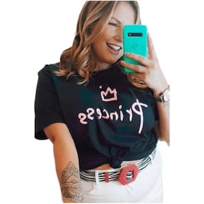 Camisetas Verão T-shirt Tamanhos Grandes Plus Size Feminina