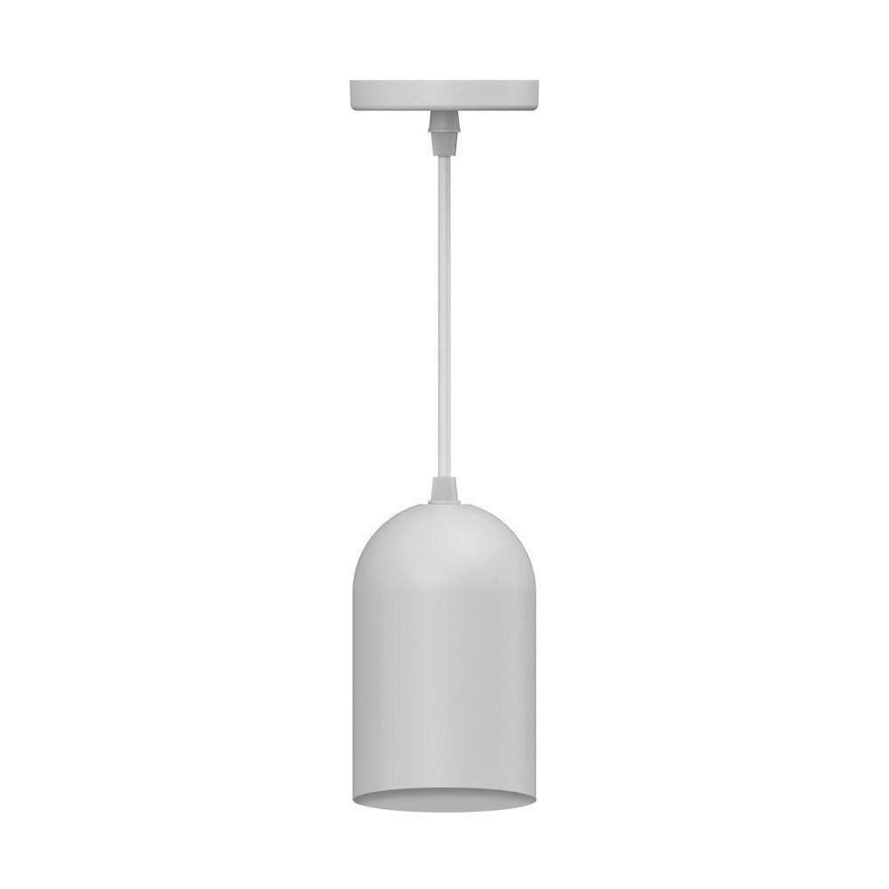Lustre Pendente Taschibra Mug Mini E27 Bivolt Branco 02110291-01