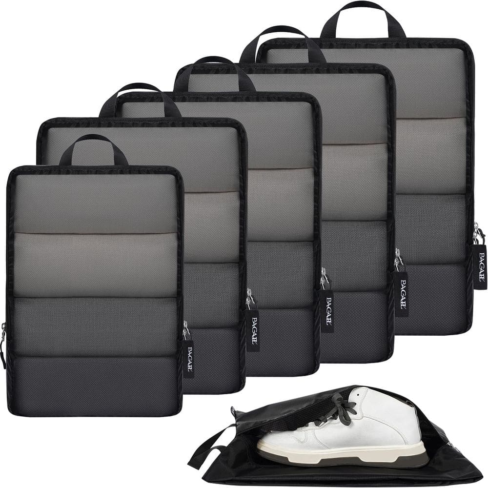 Cubos de embalagem de compressão BAGAIL Ultralight 6 Set Black