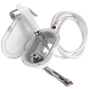 Ducha De Popa Com Suporte Em Abs Uv Gatilho E Ducha 4Mts