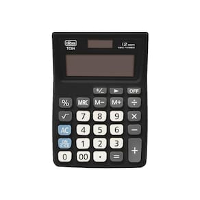 Calculadora De Bolso 12 Dígitos Tc04 Preta Tilibra