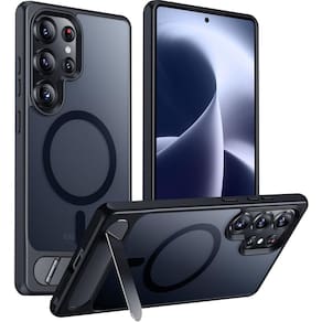 Capa de telefone Temdan Magnetic com suporte para Samsung Galaxy S25 Ultra