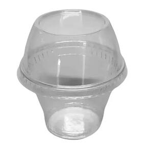 Kit Pote 250ml Cristal com Tampa G 677 3un Galvanotek