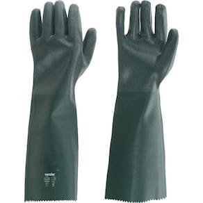 Luva Pvc Palma Áspera Com Forro 46Cm Pav0046 Com 05 Pares -
