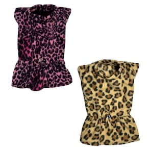 Kit 2 Roupas De Inverno Para Cães E Gatos - Vestido Soft M