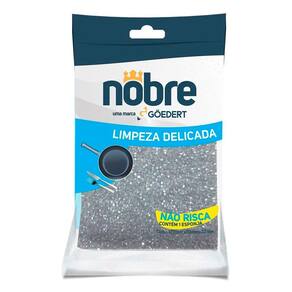 Kit com 5 Esponja Não Risca Limpeza Delicada Nobre