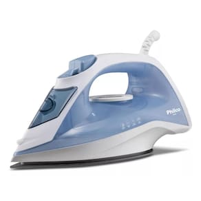 Ferro de Passar Roupa a Vapor Philco Pfv40 Azul e Branco