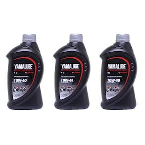 Kit 3 Óleos 10W40 Semi-Sintético Yamalub 4T Mt03 Mt07 Tracer R1 Fz600 Xt1200 R3