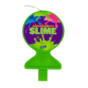 Vela Decorativa De Aniversário Slime Infantil