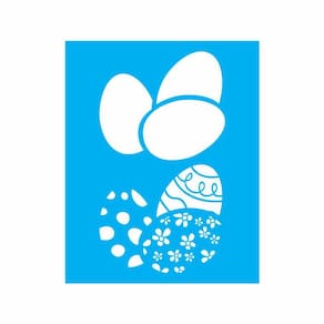 Stencil Tamako Ovos Páscoa - 20X25Cm - Ref 9141