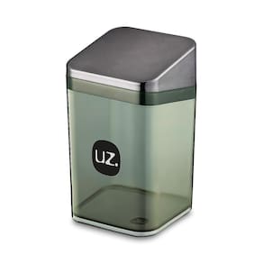 Porta Algodão Slim Metalizado Preto Onix Organizador Uz
