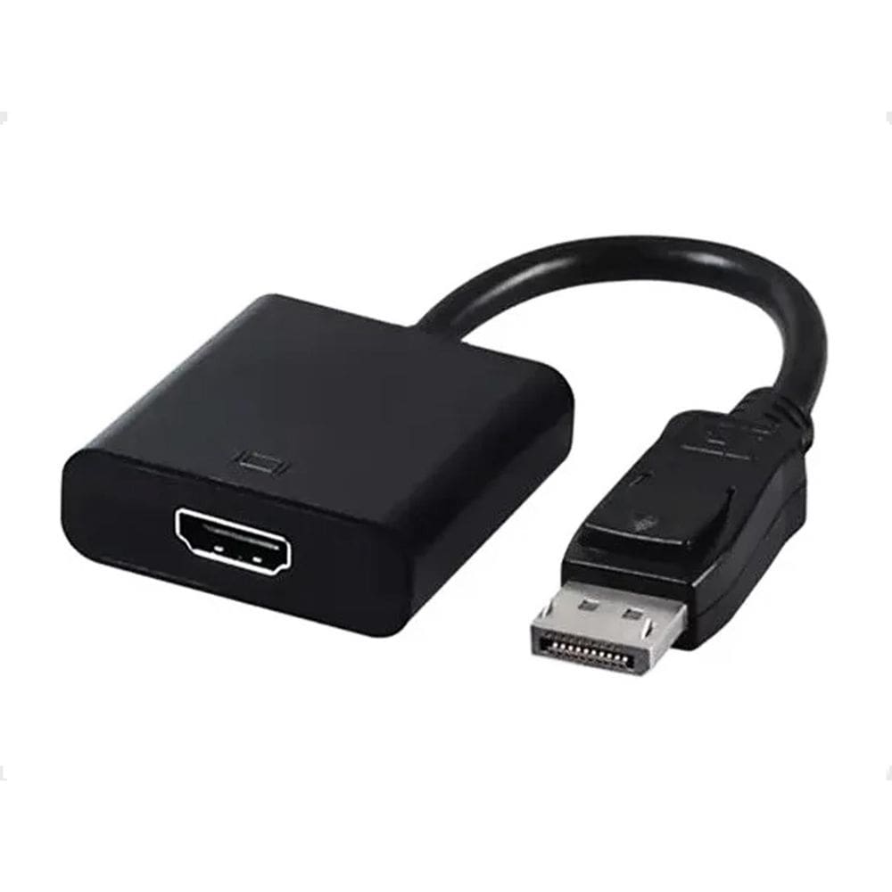 Cabo Adaptador Conversor Displayport Macho Para Hdmi Fêmea