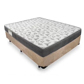 Cama Box Casal Suede + Colchão De Espuma D33 - SerenePrime - 138cm
