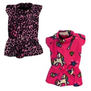 Kit 2 Roupa De Inverno Para Cães E Gatos - Vestido Soft Eg