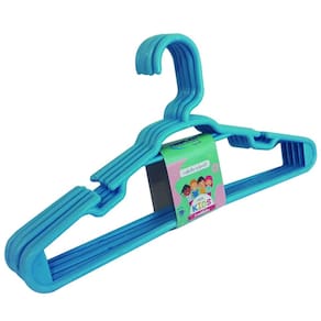 Cabide Infantil 5 Peças Azul Reforçado 28X14Cm Trioplast