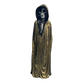 Escultura Exú Caveira Do Ouro 22 Cm Em Resina