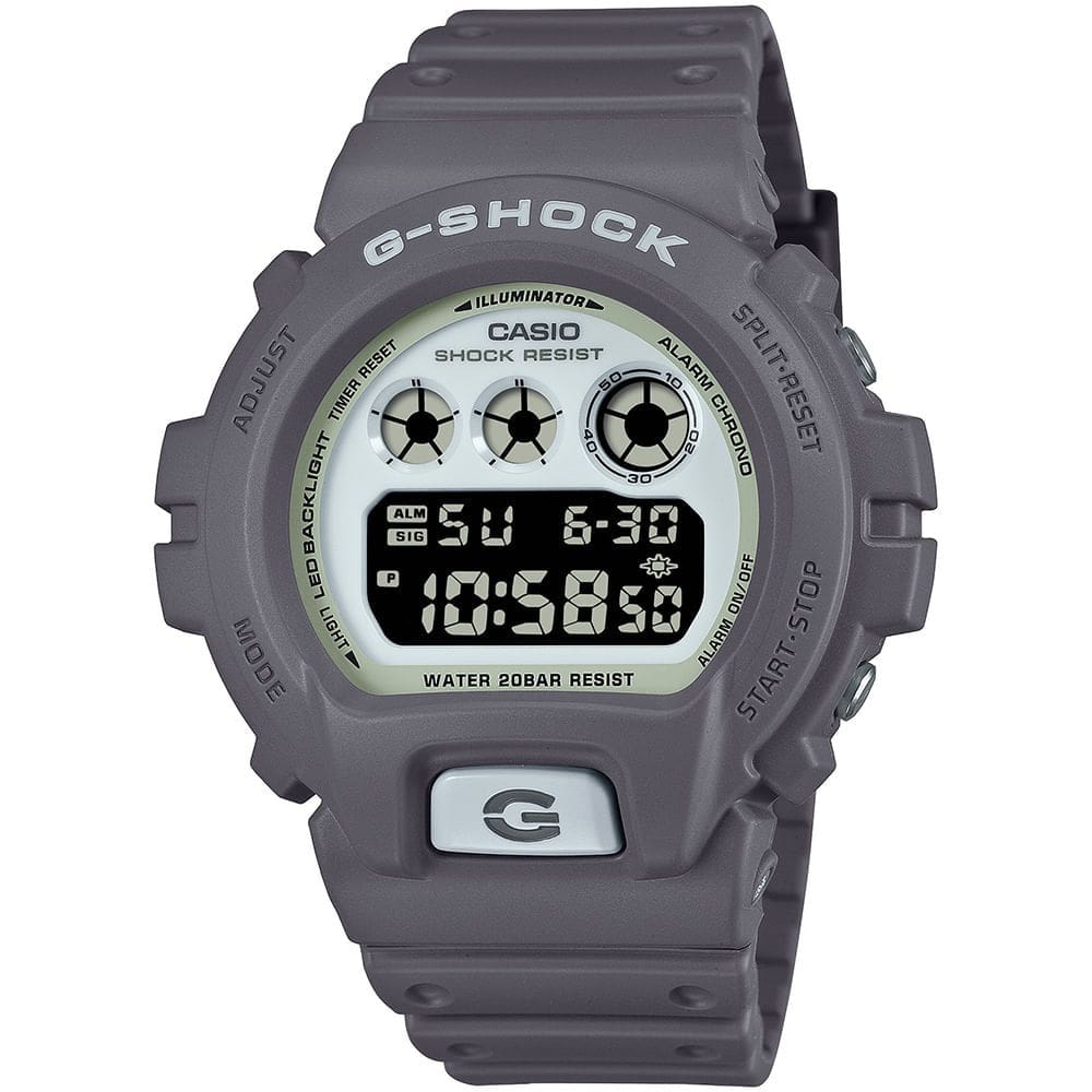 Relógio CASIO G-SHOCK cinza digital masculino DW-6900HD-8DR