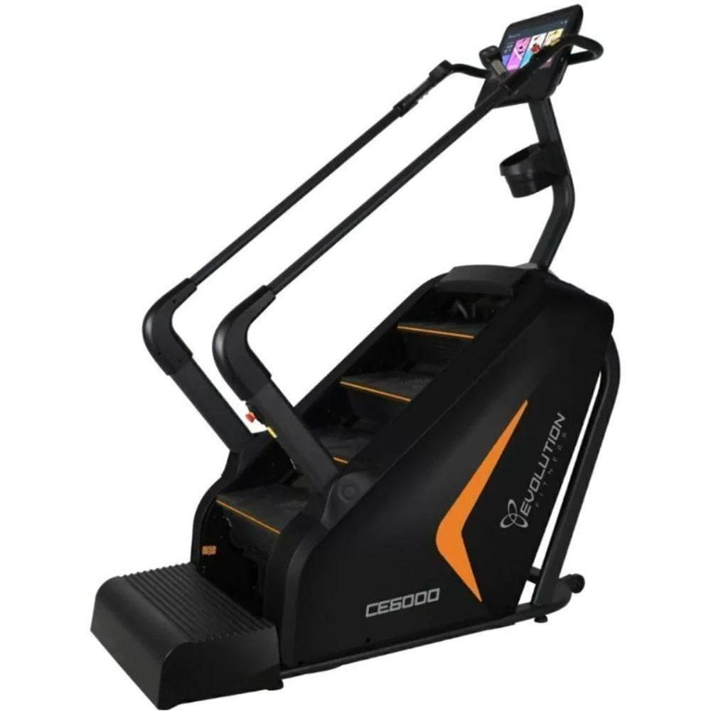 Simulador De Escada Evolution Fitness Ce 6000 Cor Preto