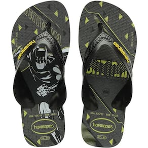 Sandalia Havaianas Kids Max Preto/Amarelo 23/4