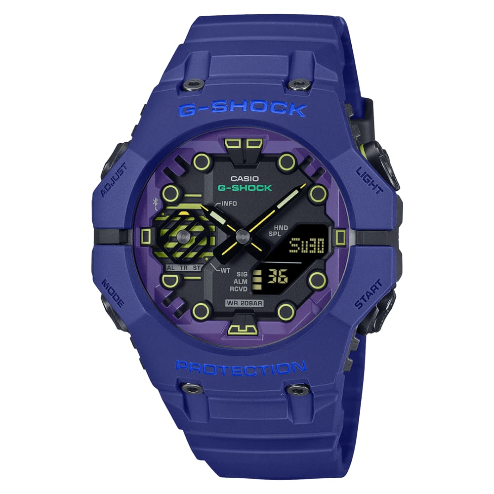 Relógio CASIO G-SHOCK Cyber Space preto azul GA-B001CBR-2ADR