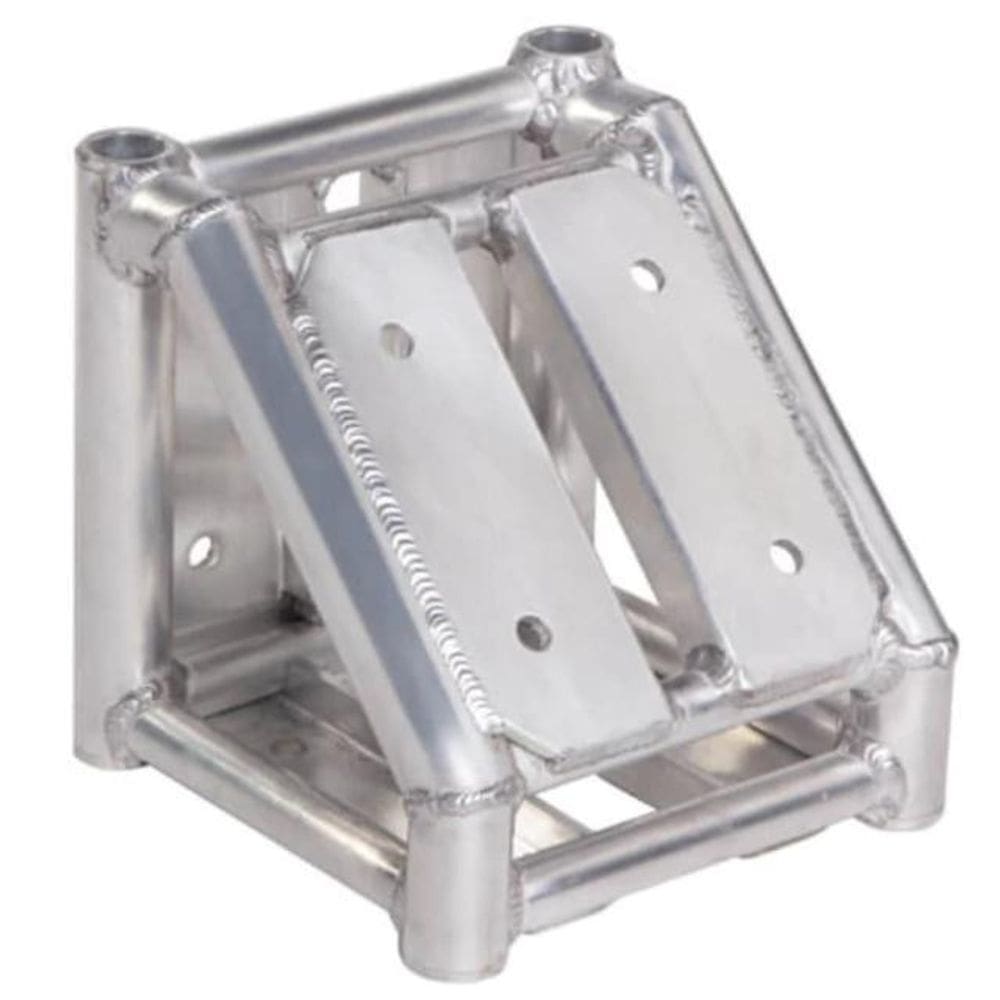 Bloco Aluminio Al-25 Triangulo 45 Graus Para Estruturas