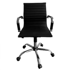 Cadeira Escritorio Executiva Giratoria Premium Preto MAXOFFICE
