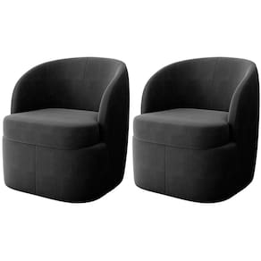 Kit 2 Poltronas para Sala e Escritório Base Giratória Samara