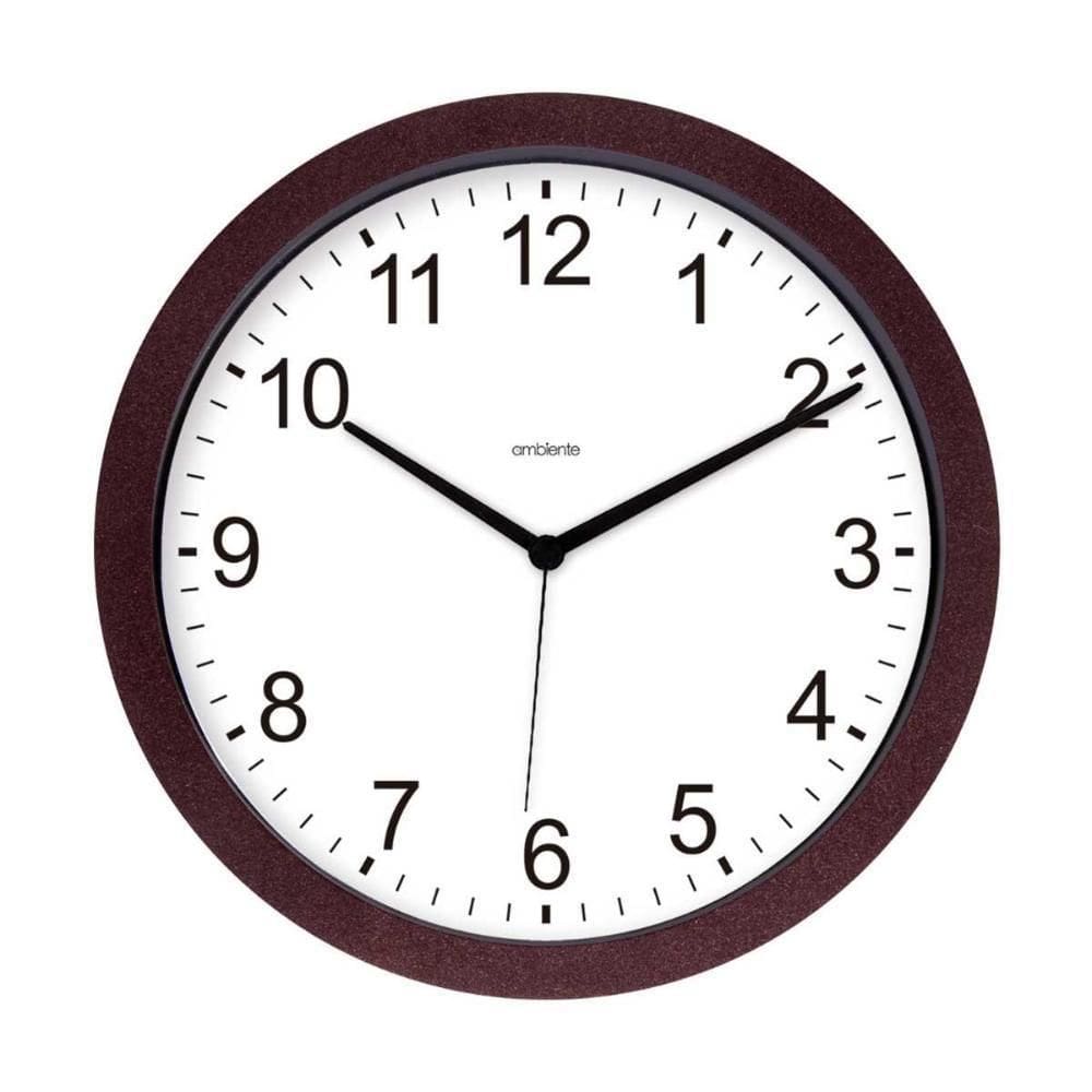 Relógio De Parede Ambiente 25Cm 119106-343 Roxo Mesclado