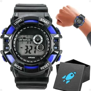 Relogio Infantil Digital Silicone Menino Criança Caixa