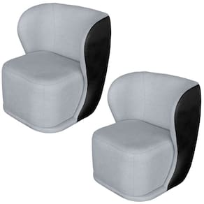 Kit 2 Poltronas para Sala e Escritório Base Giratória Corven