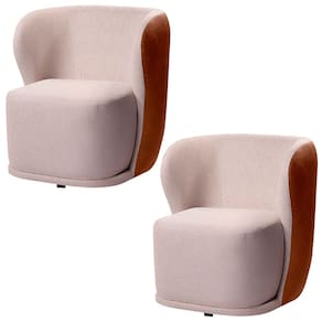 Kit 2 Poltronas para Sala e Escritório Base Giratória Corven