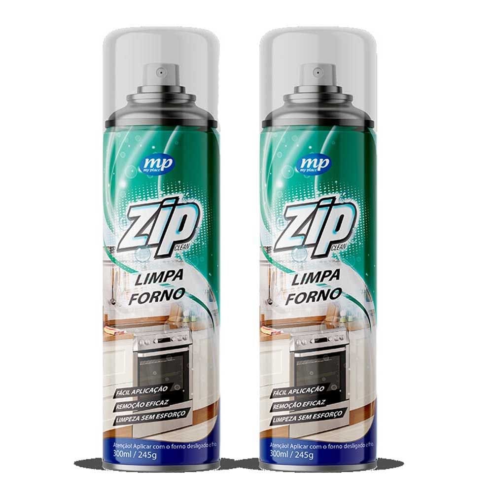 Kit 2 Limpa Forno Spray Zip My Place 300ml