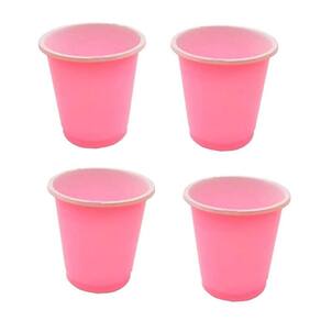 Copo Descartável De Tequila Shot 30Ml Americano Rosa 20Un