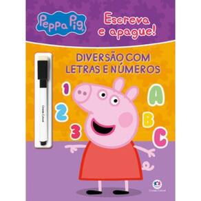 Livro Peppa Pig Diversão Com Letras E Números