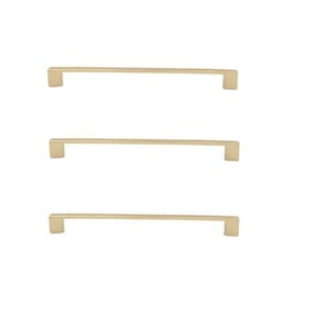 Kit 3 Puxador Dourado Fosco Il 950 Italy Line Metal 192Mm