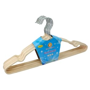 Kit 10 Cabides Emborrachados p/ Roupas 2452690 Bege-Quanhe