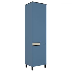 Paneleiro 2 Portas 5 Prateleiras Azul Orion - édez